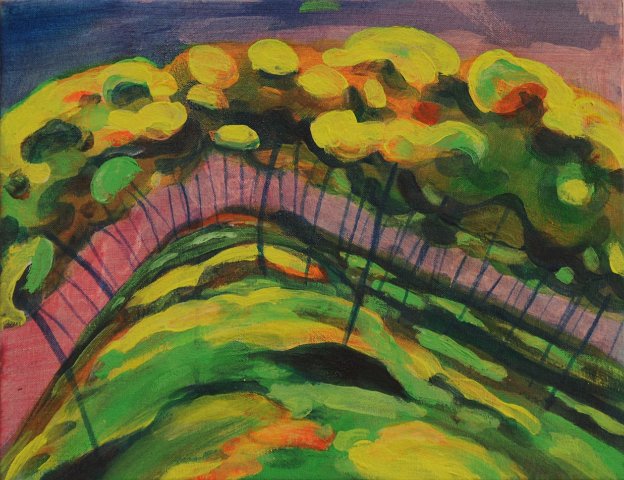2009Oblouková krajina 45x33 tempera